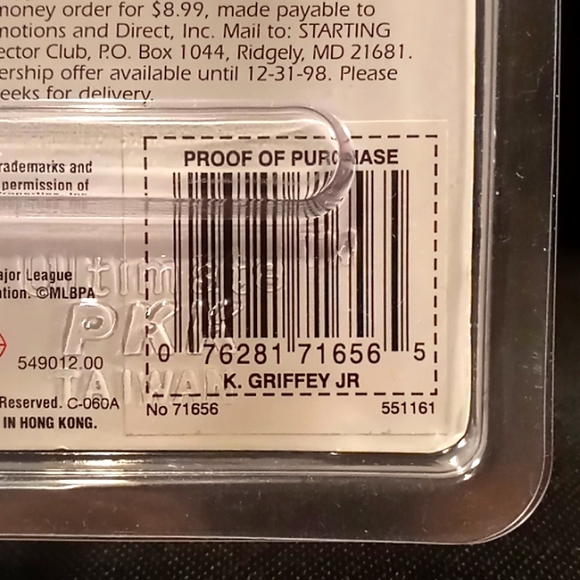 Starting Lineup - 1998 - Ken Griffey Jr - Extended Series - Picture 3 of 3